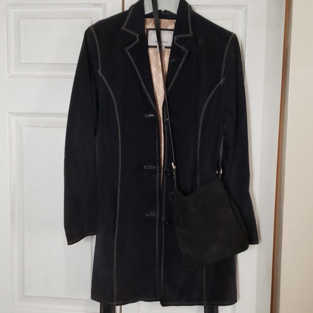 Coat and Bag. Needs cleaning